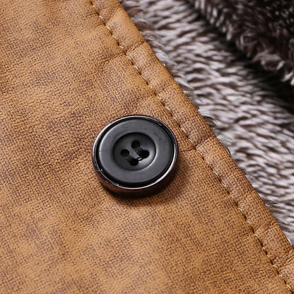 JULIAN | FÉRFI BŐR SÖTÉT KABÁT