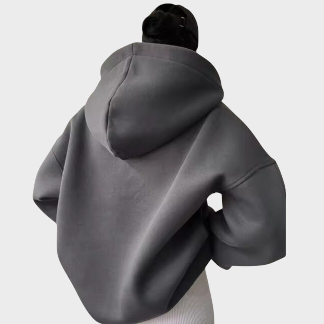 Mirtill -Elegáns kapucnis pulóver