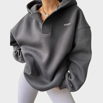 Mirtill -Elegáns kapucnis pulóver